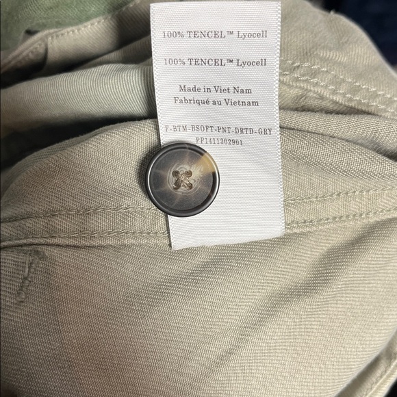 Everlane The Utility Pant In Buttersoft Sage Green Barrel Leg Pants Size 4 - Picture 5 of 7